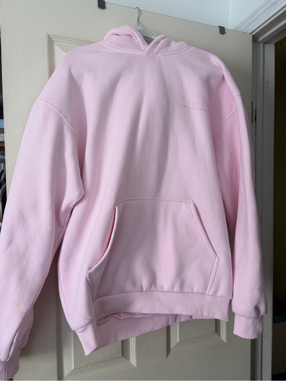 Comfrt Pink Oversized Hoodie
